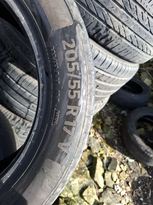Vand set 4 anvelope 205 55 17 continental bune de vara dot 2020