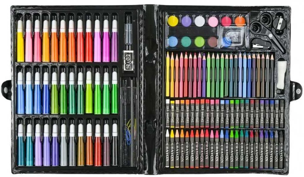 Комплект за рисуване – 150 части • Идеален за деца, начинаещи и творци