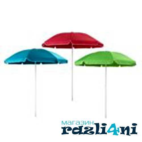 Чисто нов ГРАДИНСКИ ЧАДЪР, кръгъл чадър, плажен чадър