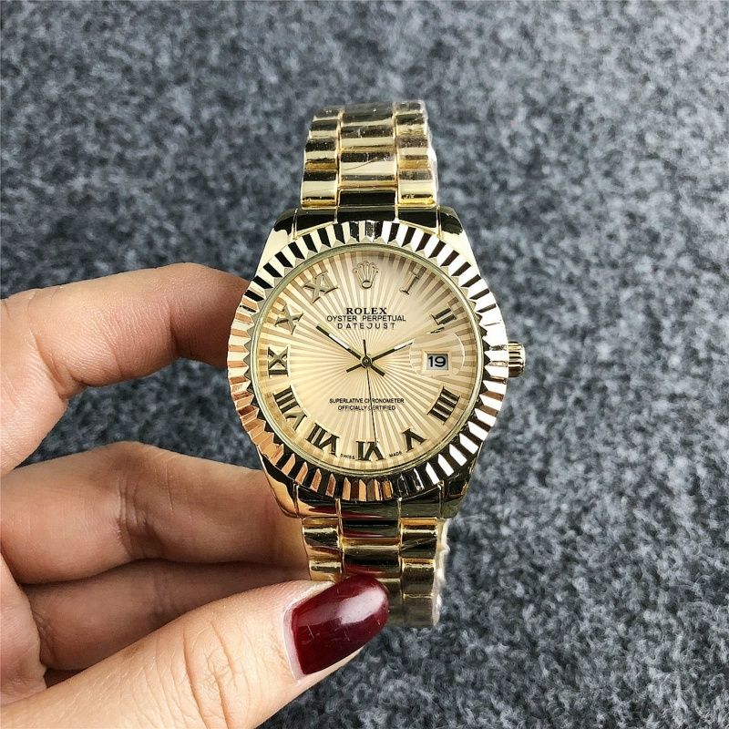 Луксозен дамски ръчен часовник Rolex, стилен Ролекс , водоустойчив