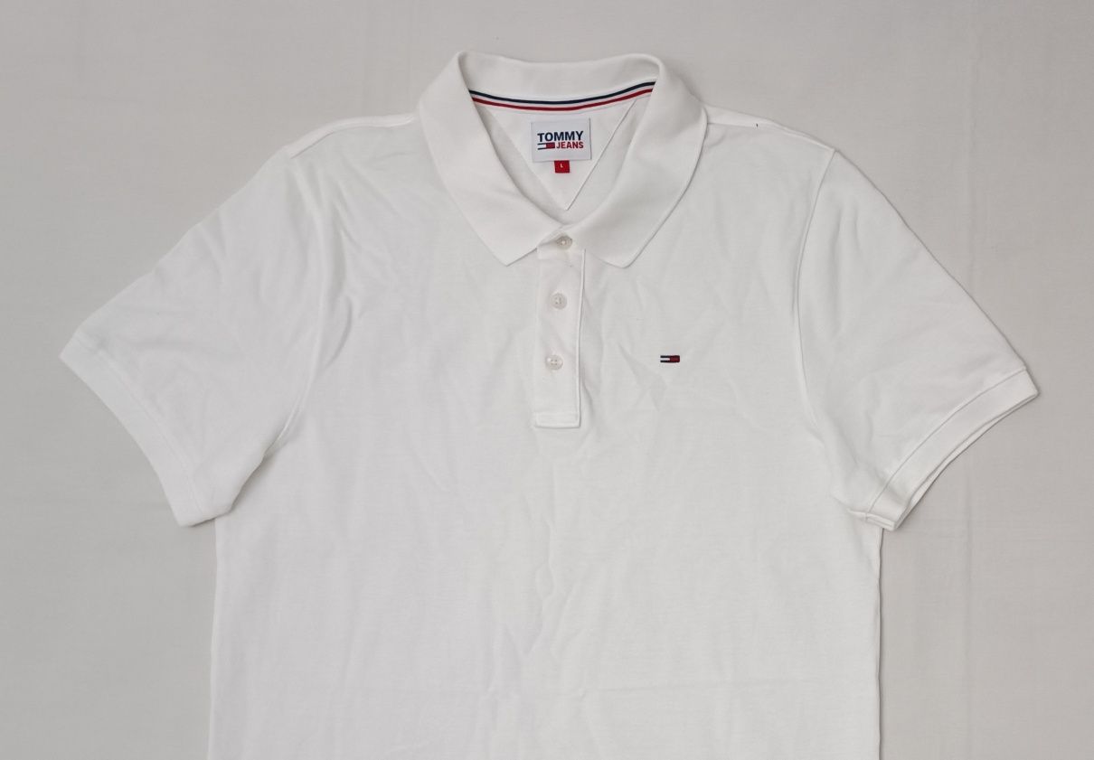 Tommy Jeans Polo Shirt оригинална тениска L памучна поло фланелка