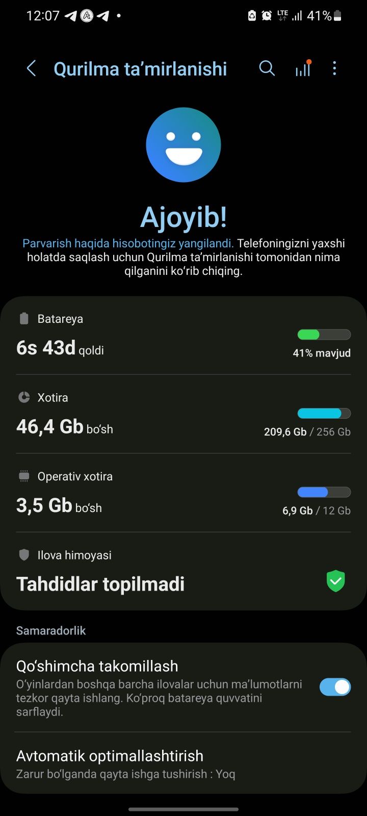 Samsung galaxy S20 Ultra