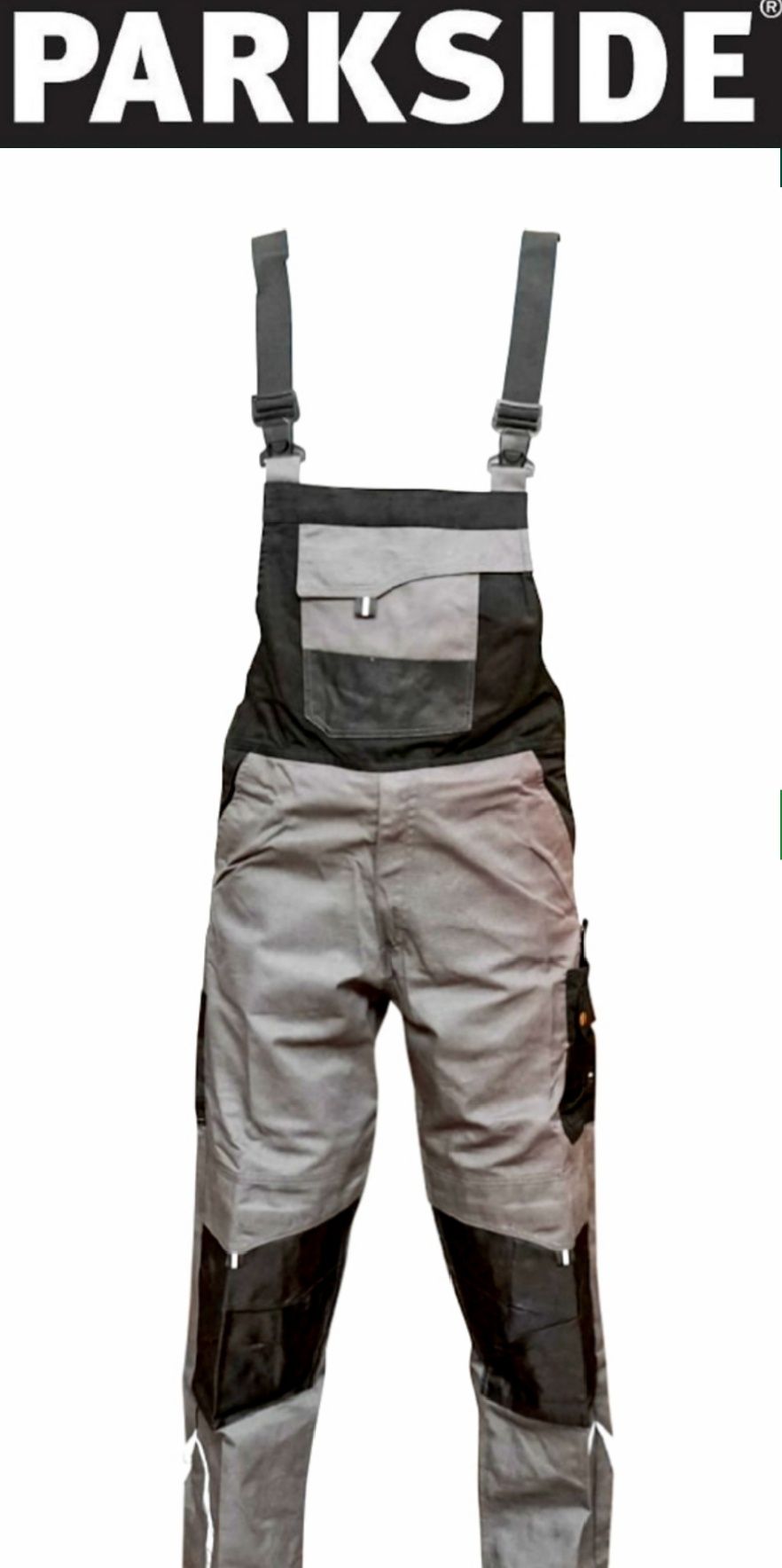 SALOPETE PARKSIDE Pantaloni  cu pieptar si bretele - NOI - 95 Lei