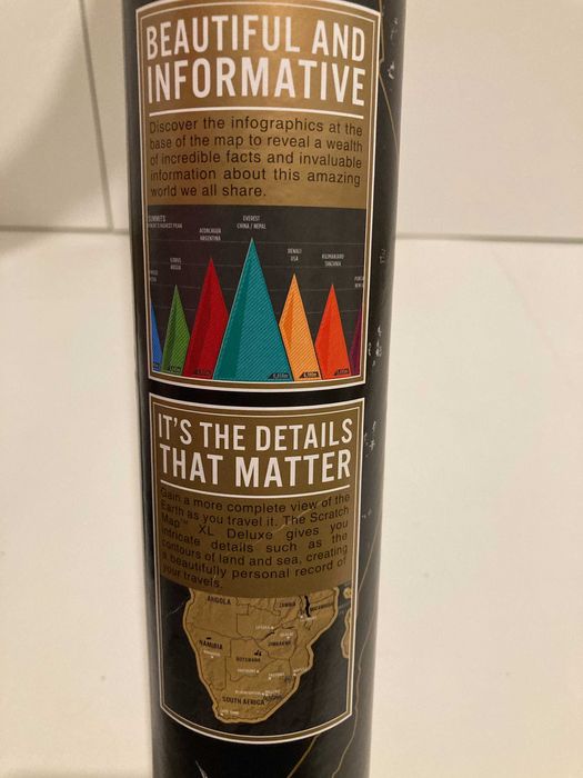 Harta lumii razuibila XL Deluxe Edition