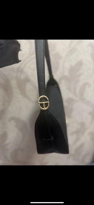 Женская черная сумка кошельки