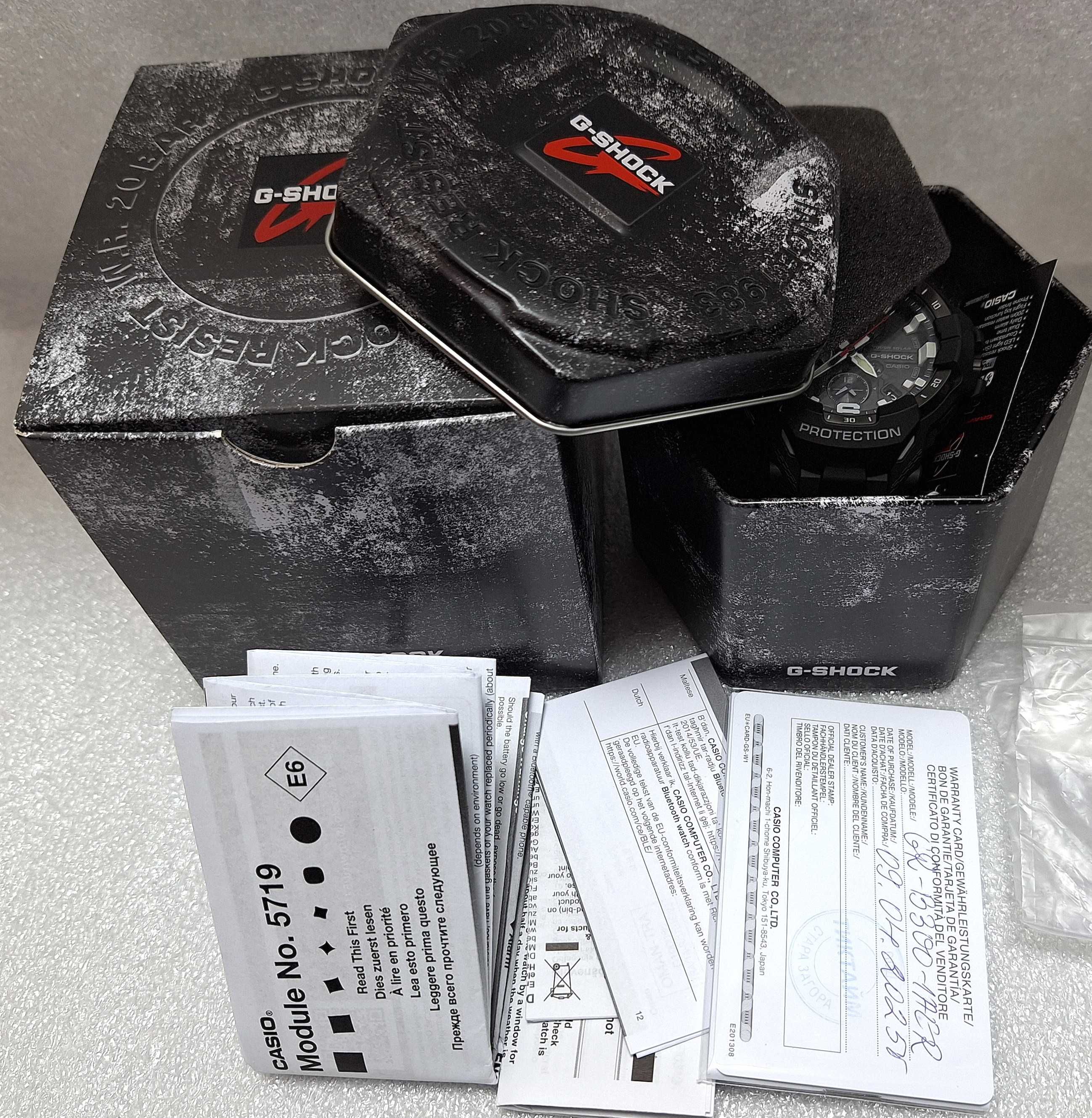 НОВ! 2 год. Гаранция! Casio G-Shock Gravitymaster GR-B300-1A