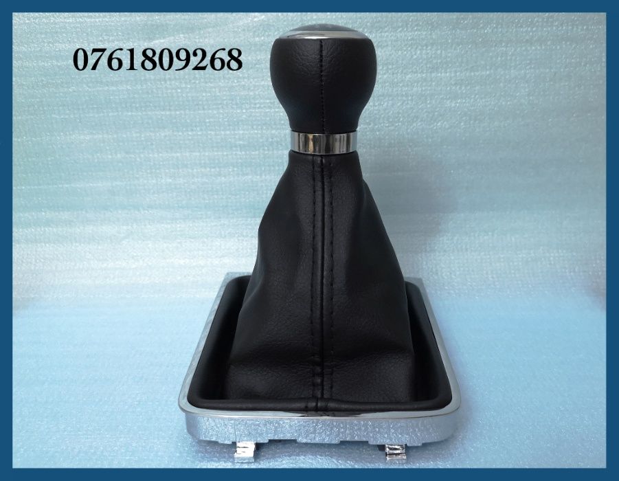 Manson schimbator + nuca de PIELE pentru VW Passat B6 CC cu 5 trepte