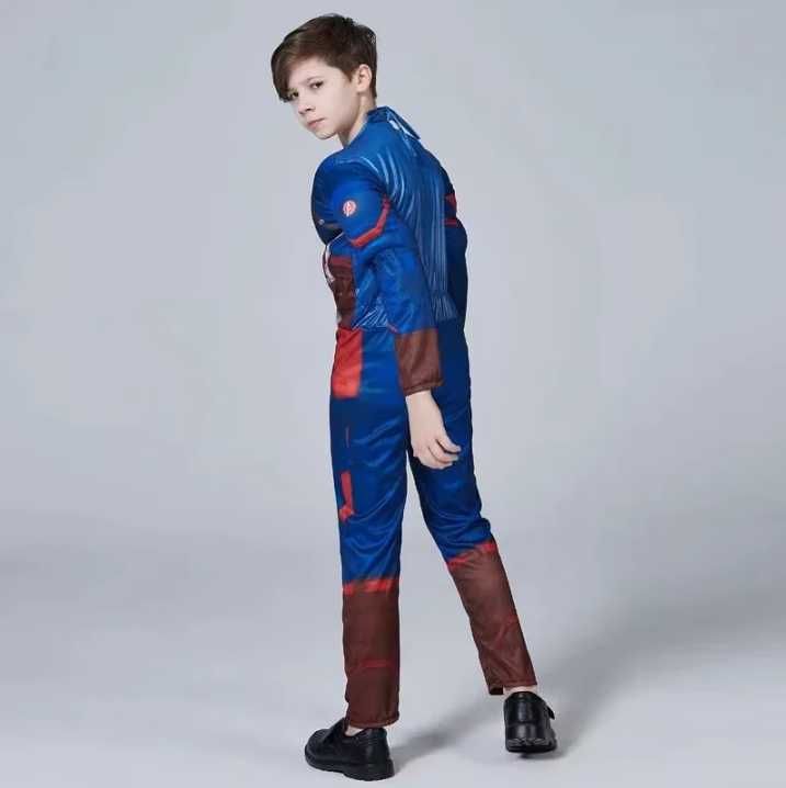 Детски парти костюм на Капитан Америка с щит на Capitan America