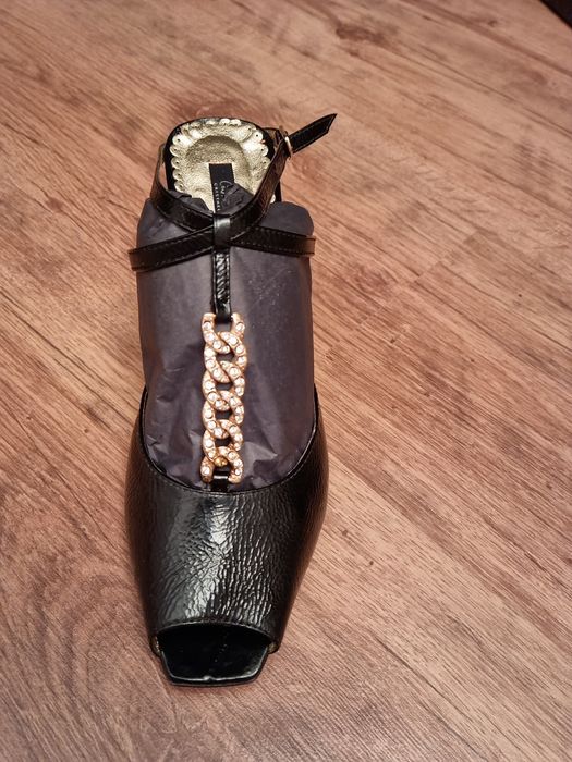 Pantofi Musette 38 de ocazie cu strasuri toc 5 cm