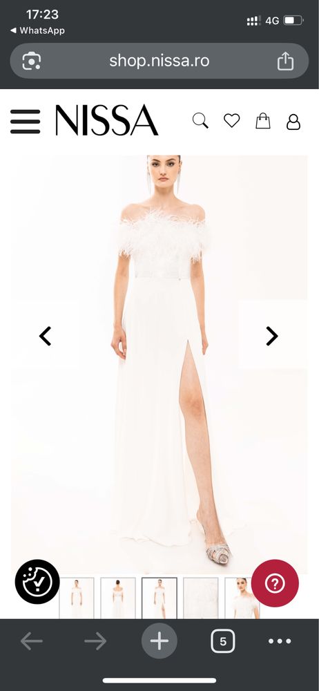 Rochie mireasa Nissa