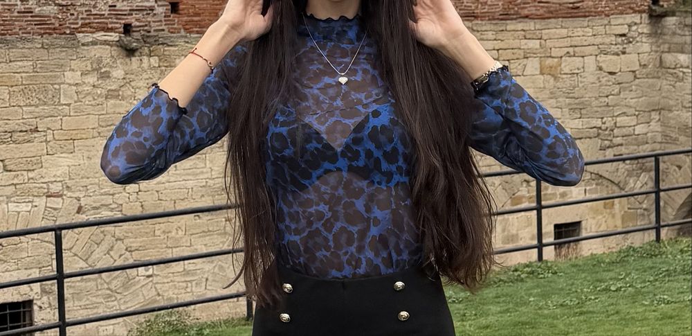 Дамски блузи с къс и дълъг ръкав, различни модели, много стилни - S