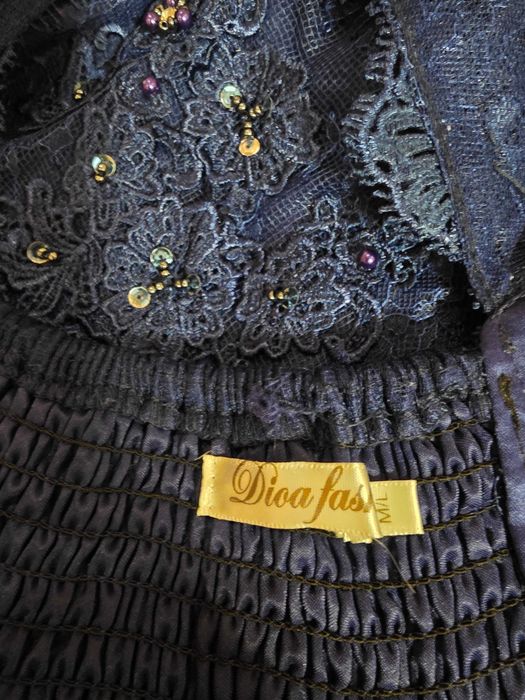 Дамска рокля в тъмно син цвят. Размер S