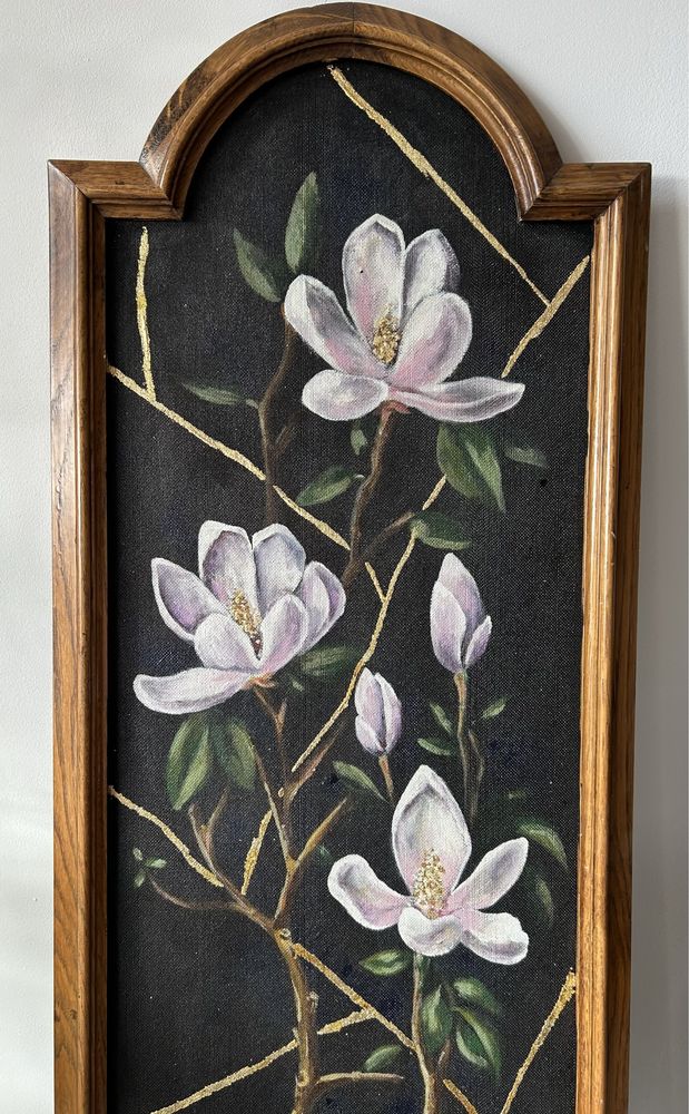 Pictură magnolie