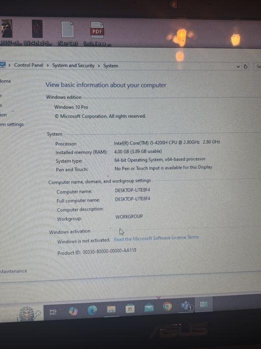 Laptop Asus X550J NVIDIA