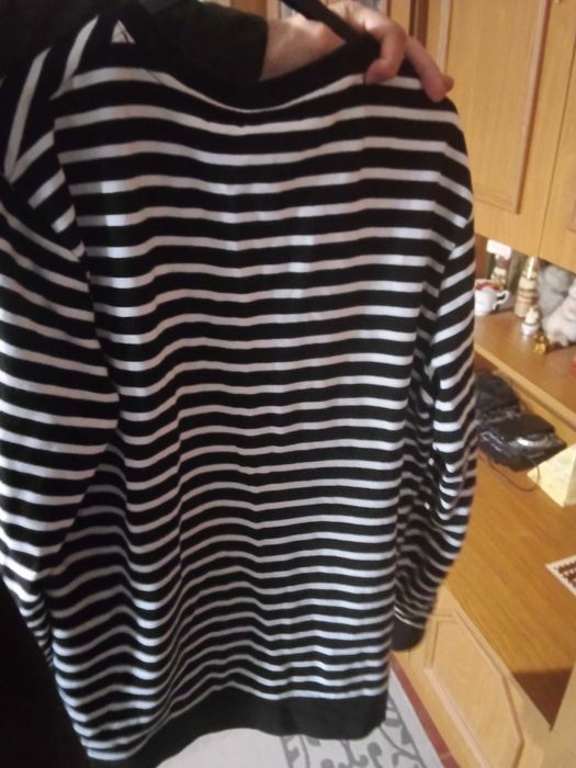 Bluză H&M Alb și Negru