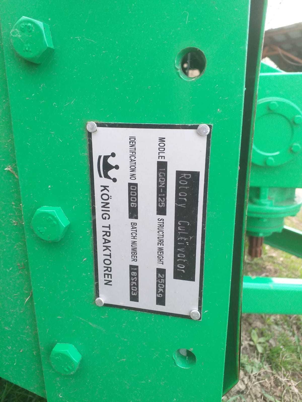 Vând Freza noua marca Konig Traktoren 1.25 m front lucru