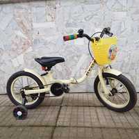 Детско колело 14" с помощни колела велосипед