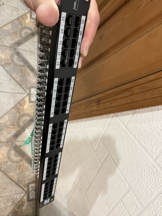 Патч панель 50 портов