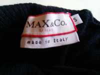 Черна блуза с поло яка Max&Co, MaxMara Group, S