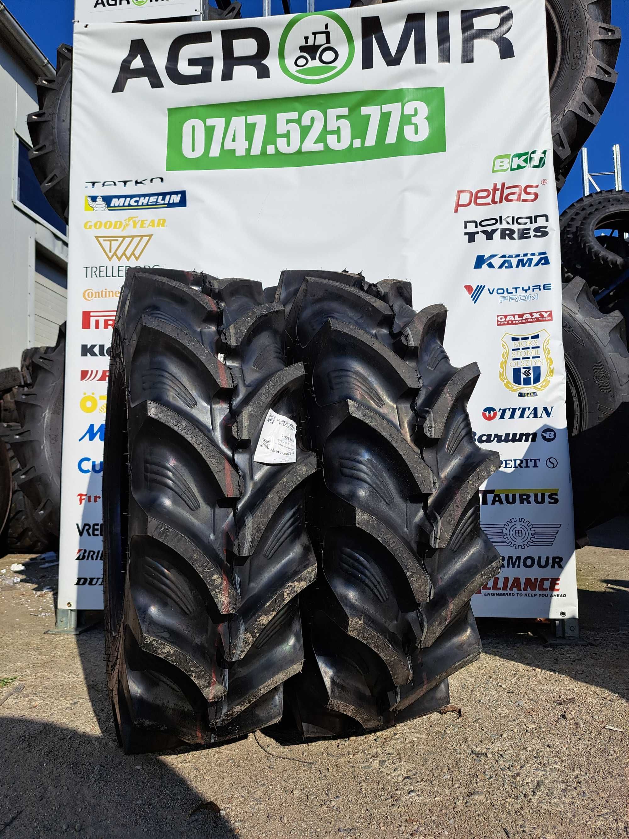 Anvelope TRACTOR 340/85R24 OZKA cauciucuri noi radiale 13.6R24