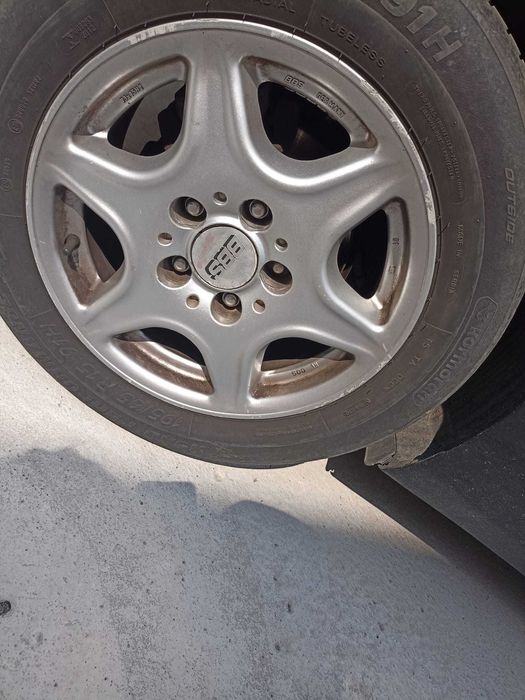 Set 4 jante R15 5x114,3 cu anvelope de vara pentru Hiunday.