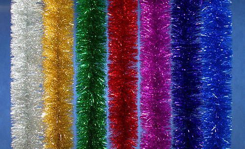 Мишура в ассортименте в большом количестве