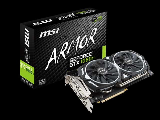 Продавам MSI GeForce GTX 1080 Ti ARMOR 11G