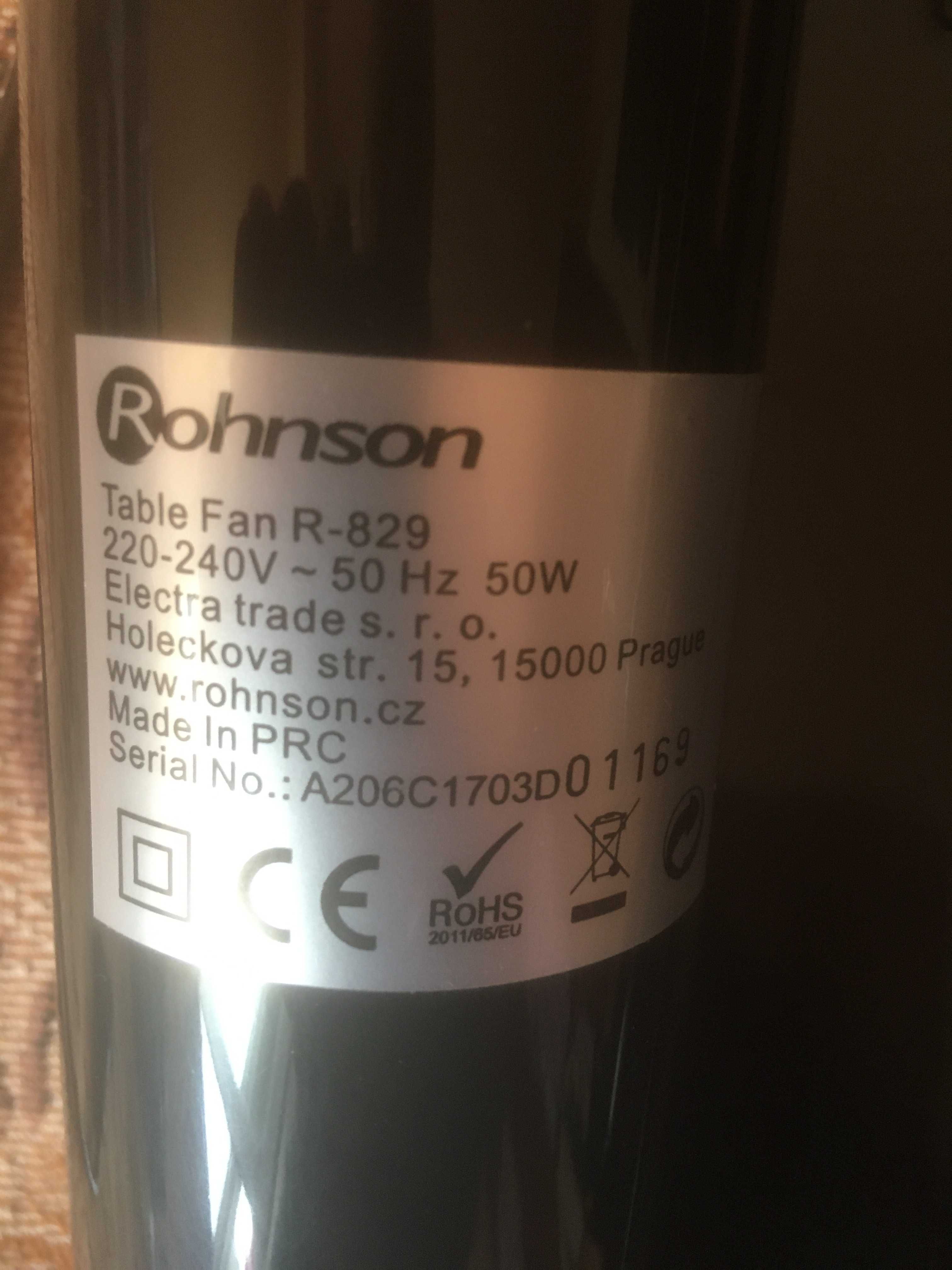 Вентилатор Rohnson