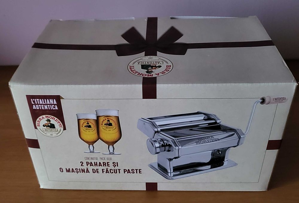 Mașină de facut paste - Inscripționată Birra Moretti
