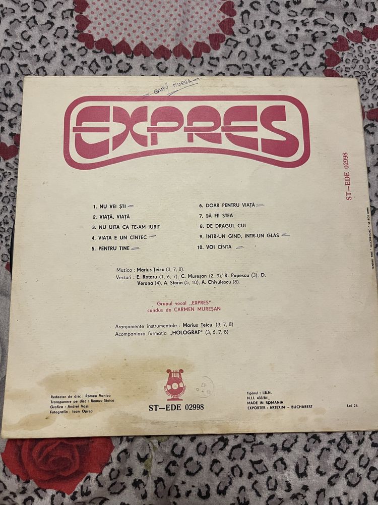 disc vinil,intr o stare foarte buna