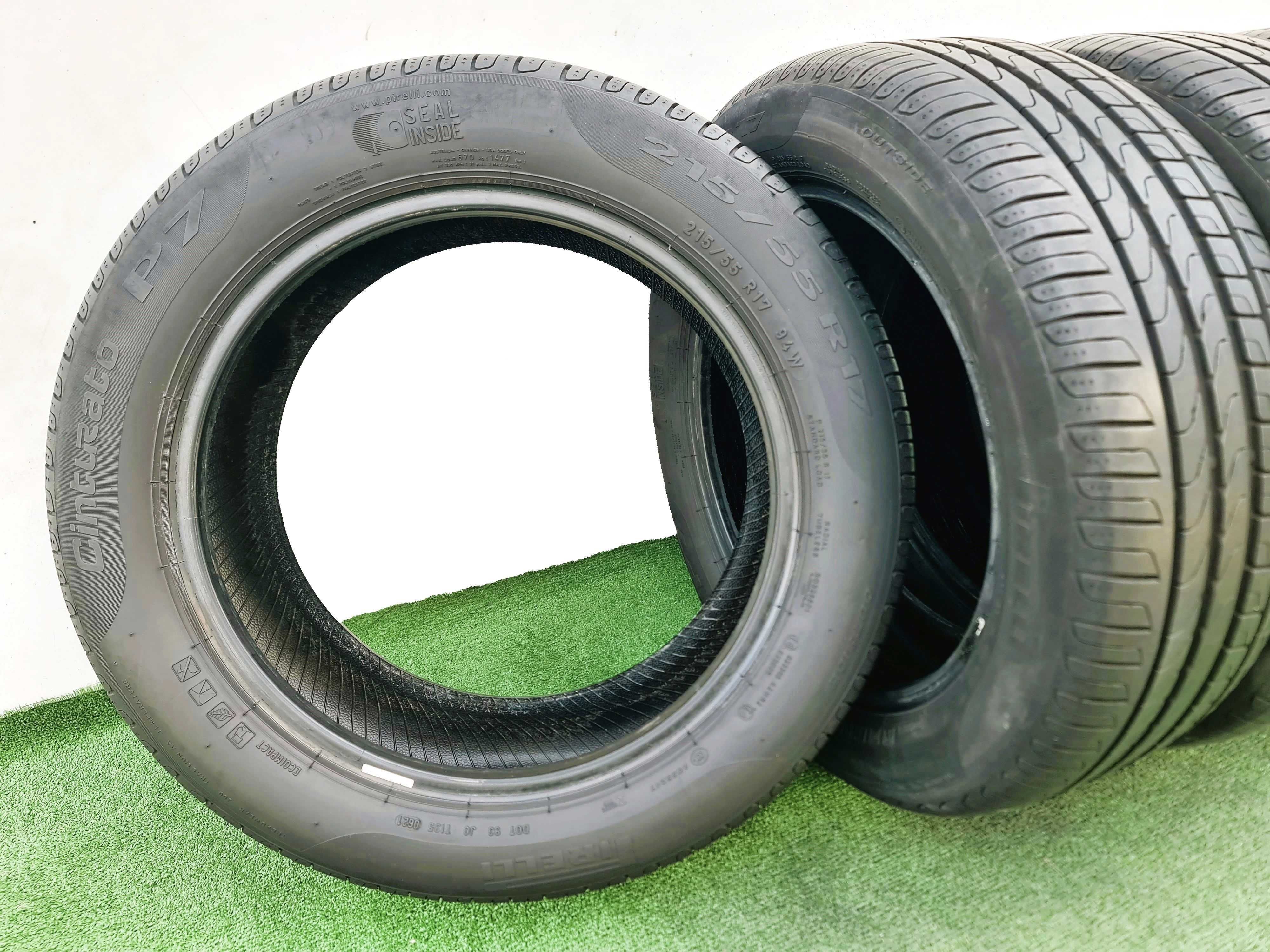 4бр. 215/55/17 PIRELLI P7 Cinturato- летни