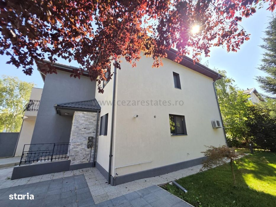 Super Oferta! Baneasa Straulesti Vila Eleganta In Complex Finisaje Lux