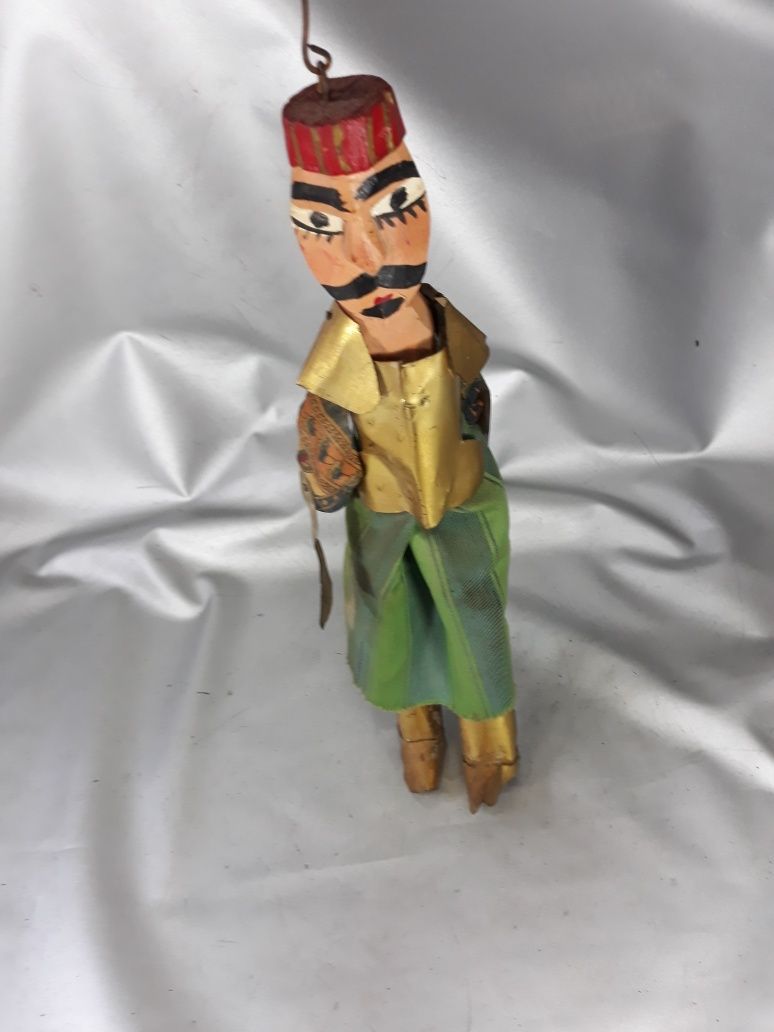 Turc Tătar marionetă păpușă de colecție original vechi