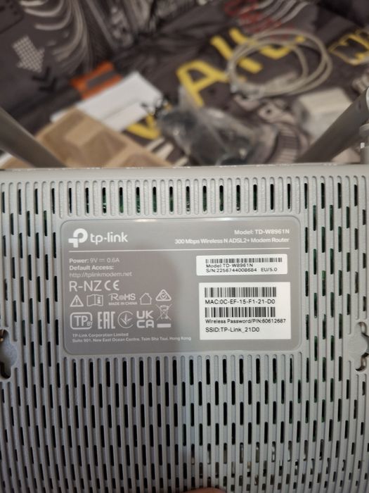 Роутер TP-LINK ADSL2+ TD-W8961N