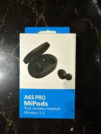Безжични слушалки A6S Pro MiPods