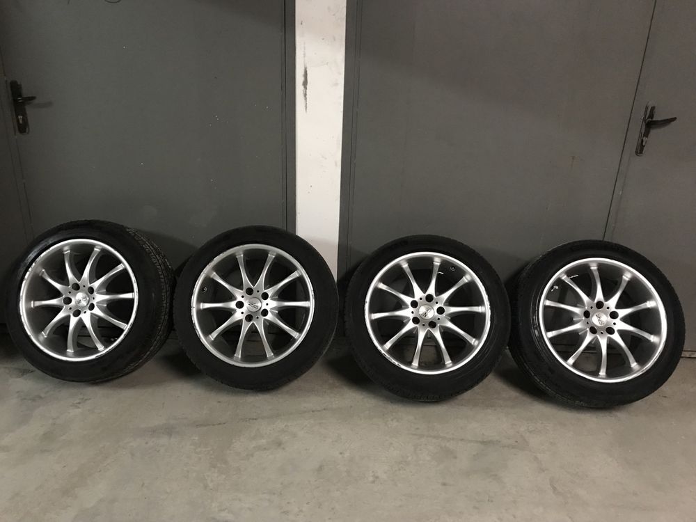 Гуми 245/45 R 18 с джанти 5x112 за Mercedes