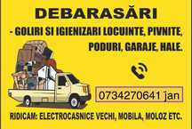 Debarasare mobilă,moloz ,
