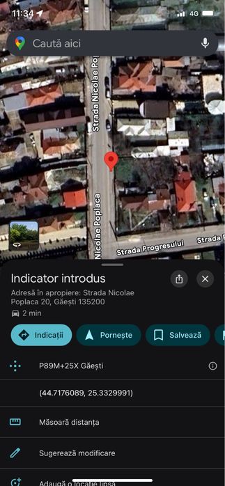 Vand teren intravilan Gaesti