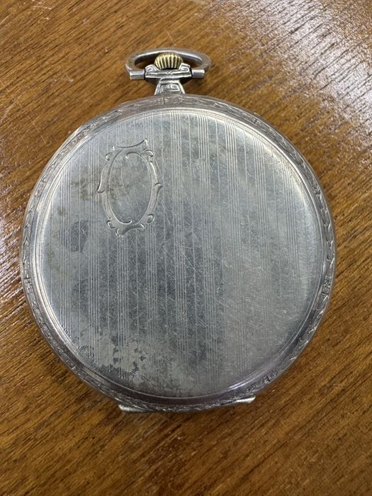 Джобен часовник SINGER-сребърен