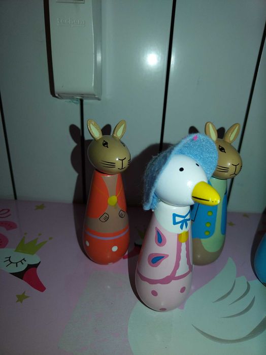 Детски дървен боулинг - Зайчето Питър - Orange Tree Toys