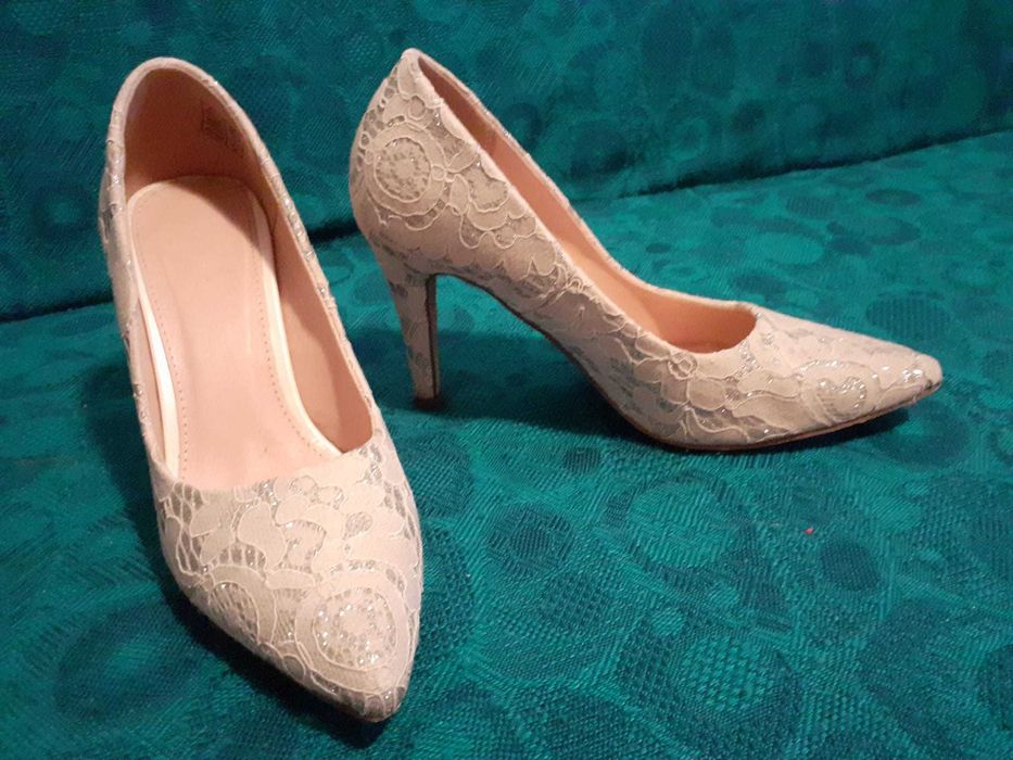 pantofi eleganti, pantofi de mireasa- marimea 38