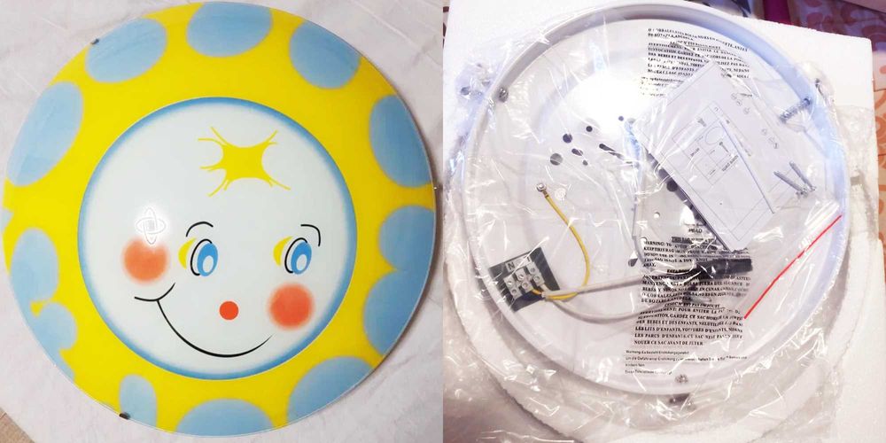 НОВА Лампа за таван Слънце, LED