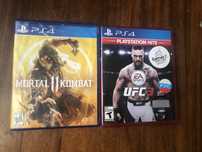 Продам игры на ps4 UFS и mortal kombat