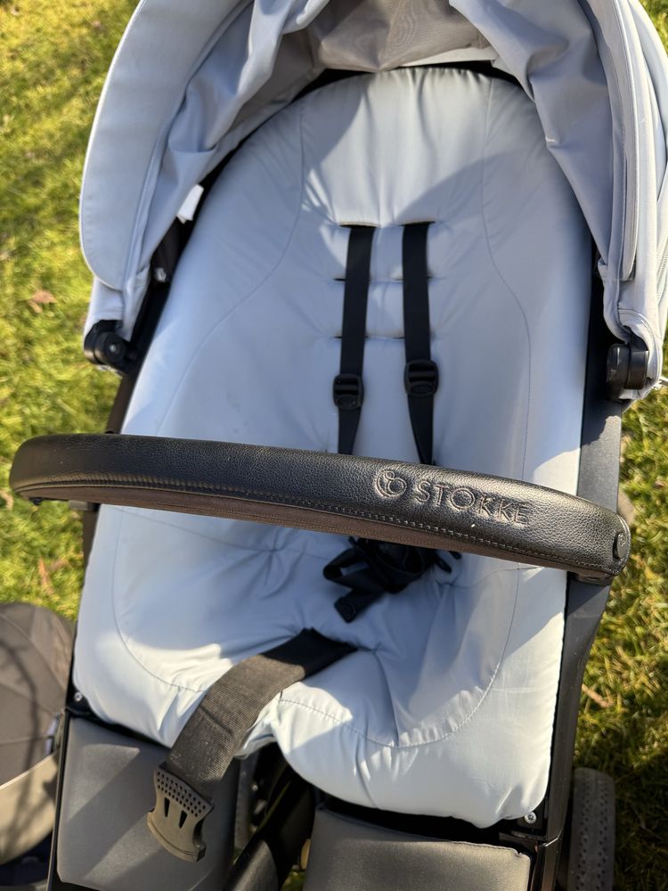Stokke xplory v6 limited edition бебешка количка - Tranquil Blue
