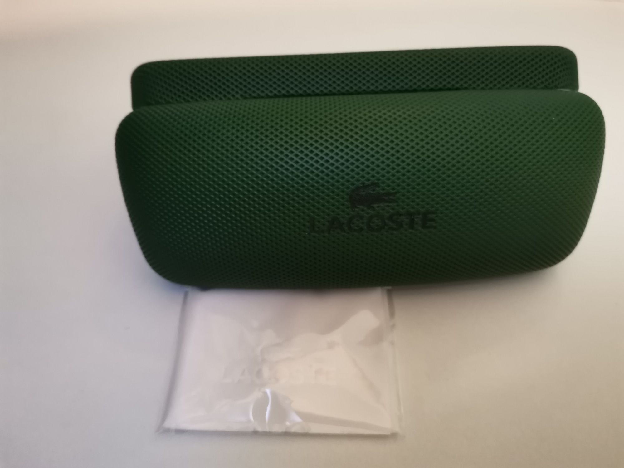 Toc ochelari LaCoste verde cu laveta microfibra