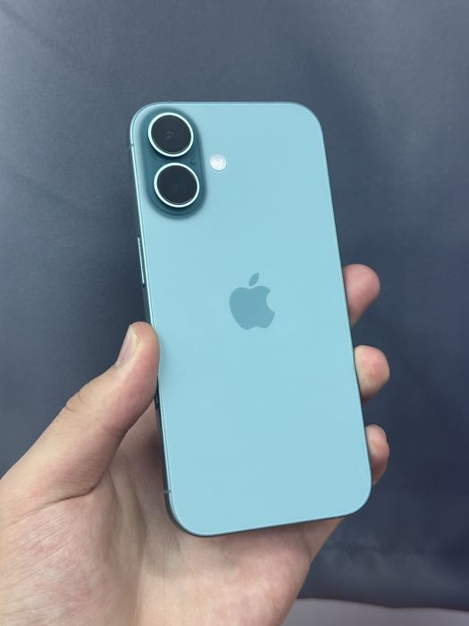 iPhon16 256гб 100% зеленый цвет