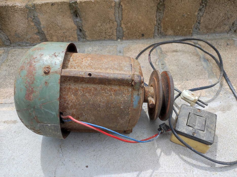 монофазен електромотор, работещ перфектно