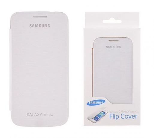 Husa originala Samsung Galaxy Core Plus G3500 EF-FG350NWEGWW + stylus