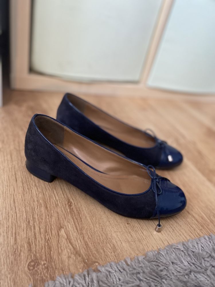 Balerini piele Anna Cori