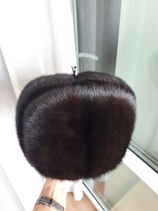 Норковая шапка новая